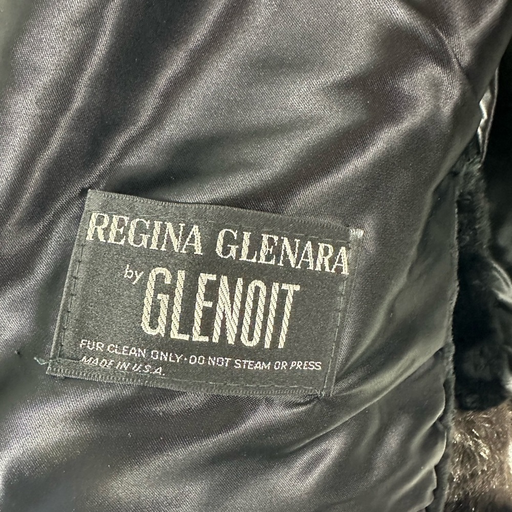 Regina Glenara Glenoit Faux Fur Jacket Vintage Cape - Picture 5 of 6